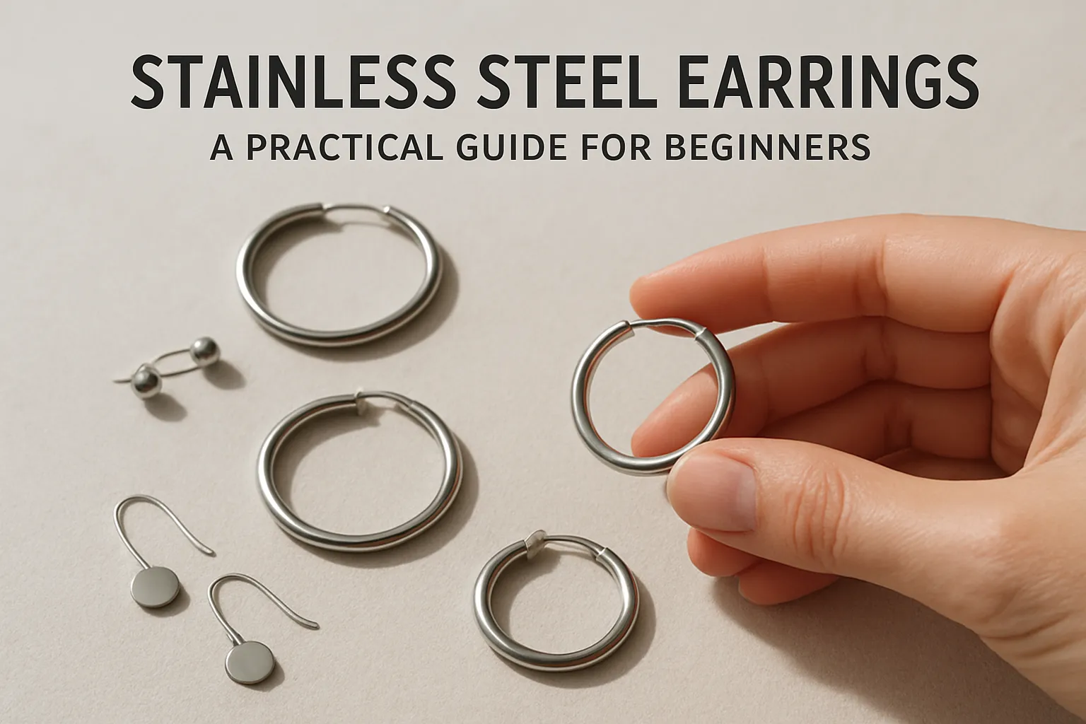 Stainless Steel Earrings: A Practical Guide for Beginners hero image